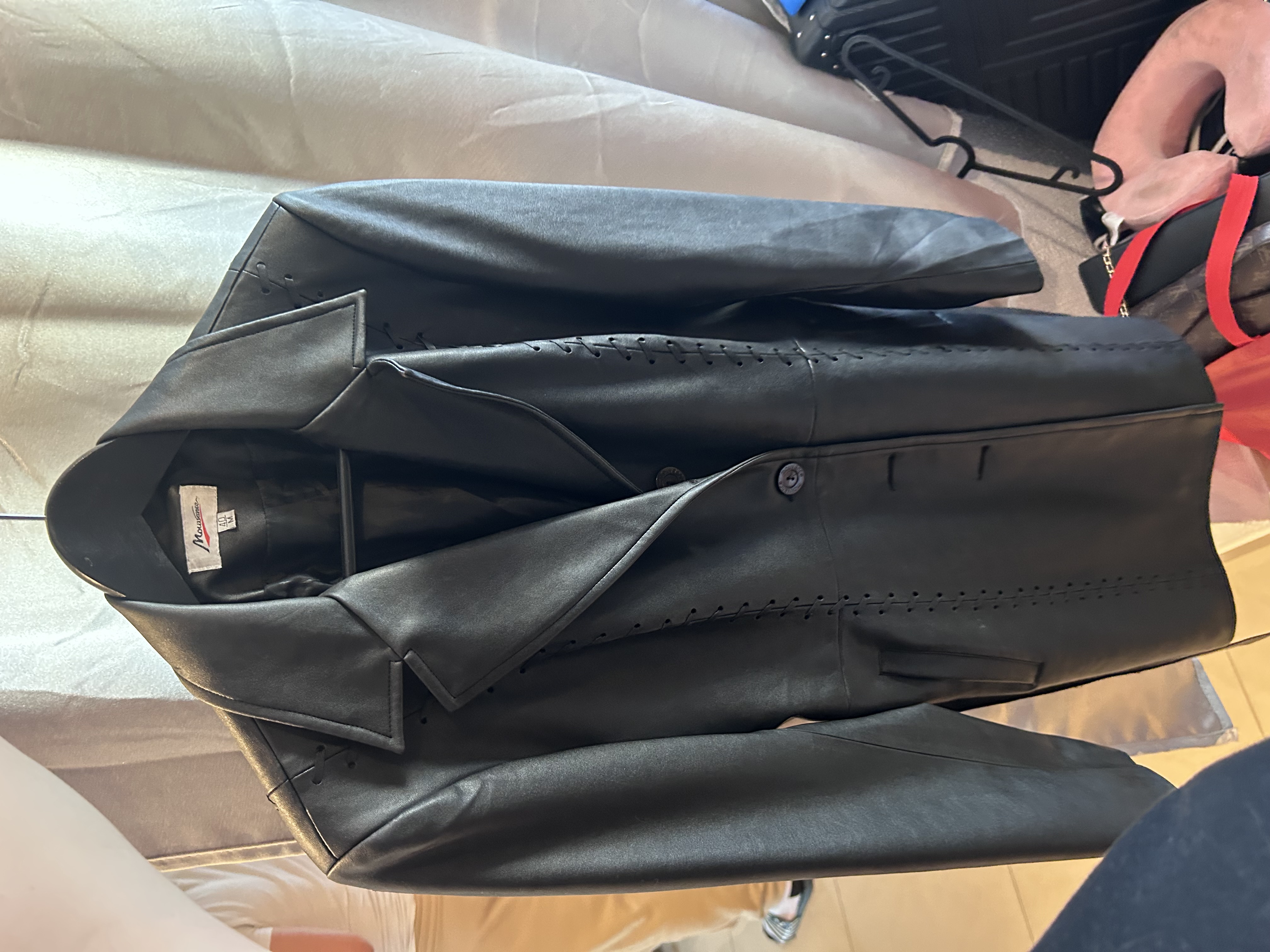 Veste un cuir 