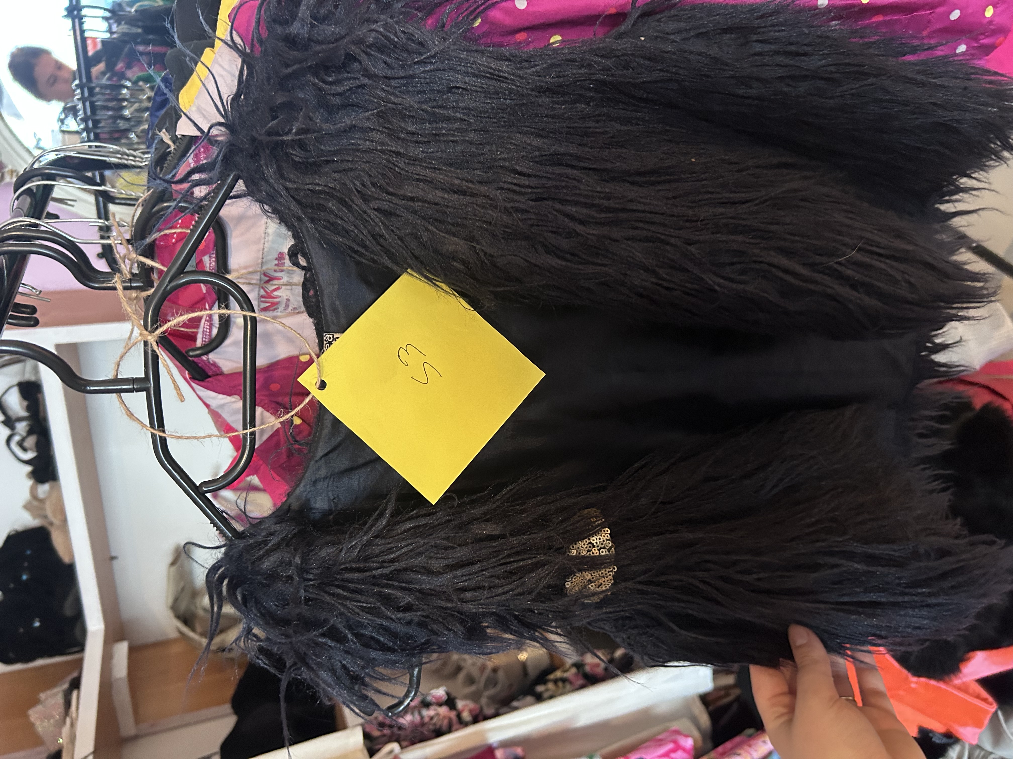 Veste sans manche noir pour fille 